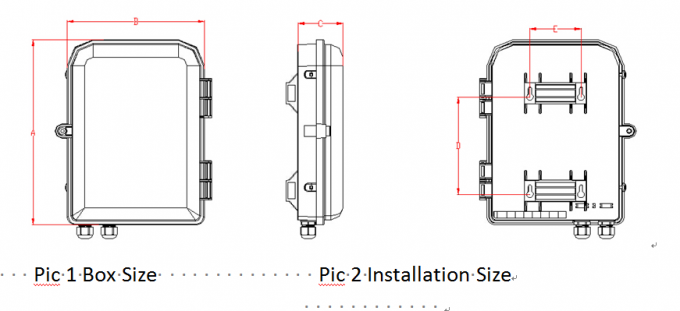 16 Core FTTH Fiber Optic Termination Box With Slot Cassette / Splitter 3