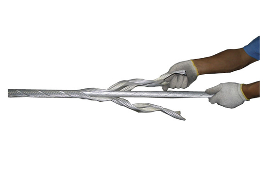 100KN OPGW Cable Fittings , 3000MM Helical Tension Clamp