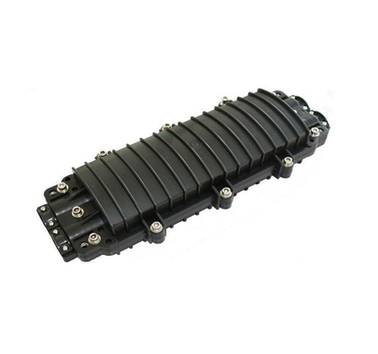 Horizontal Fiber Optic Splice Closure Wall Cross Installation