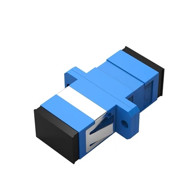 Simplex Fiber Optic Cable Adapter Plastic Metal Material