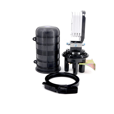 Black Plastic ADSS Joint Box , Optical Fibre Cable Joint Closure