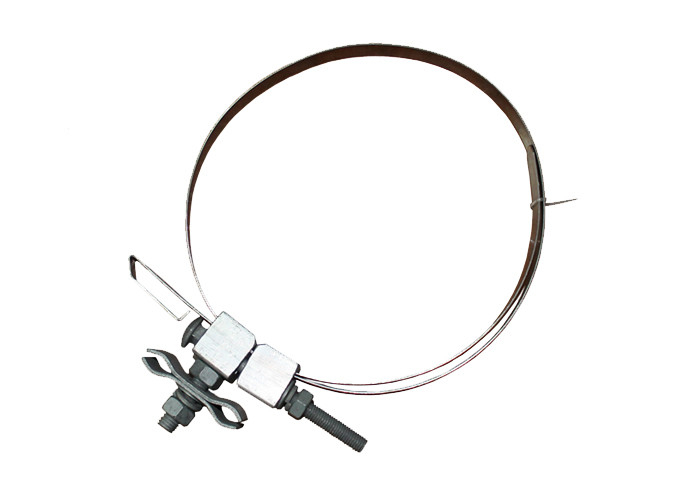 Tower Fiber Optic Cable Down Lead Clamp For OPGW